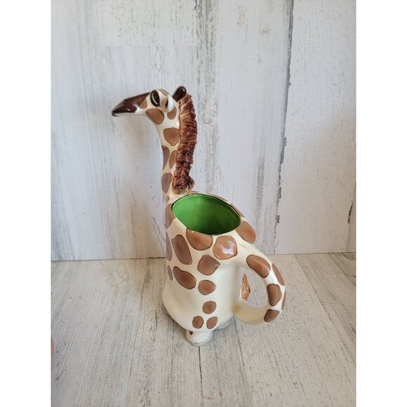 Swak unique giraffe vintage cup coffee home decor Lynda Corneille collectible - Picture 2 of 10